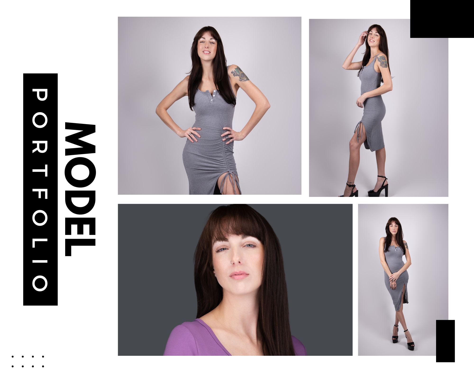 Model Headshots and Portraits for Your Portfolio Examples