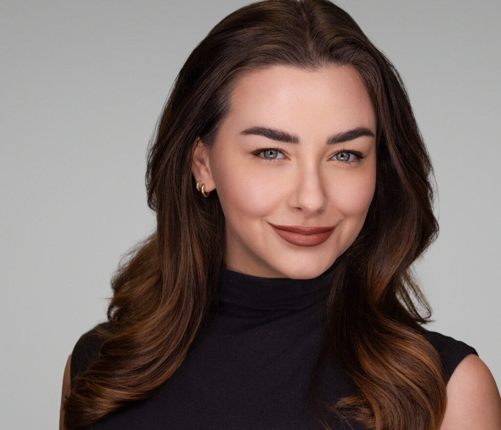 A beautiful womans event headshot