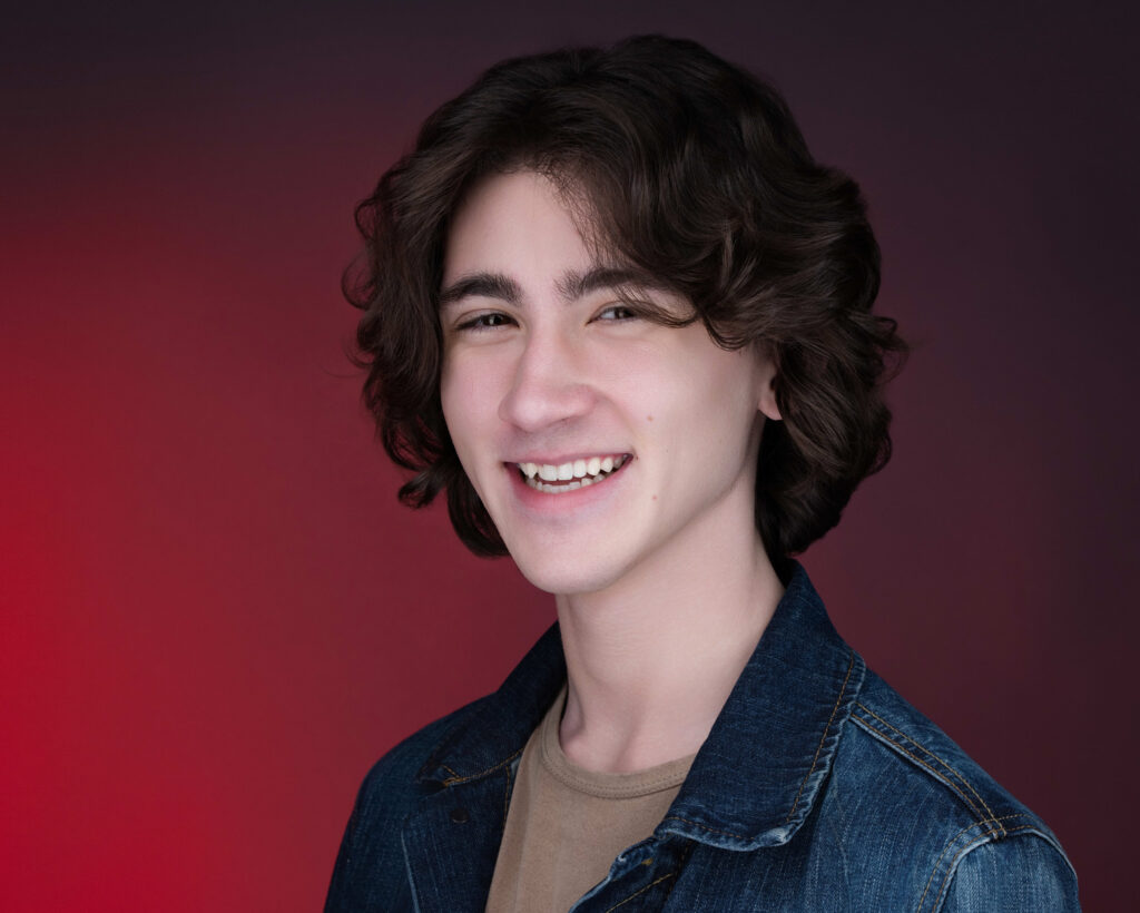 A happy man in this headshot for acting